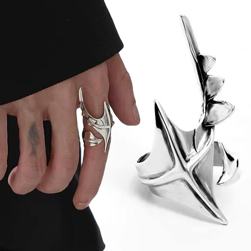 Men Accessories Sale - Hot Sale FashionCyberpunk Alien Irregular Ring