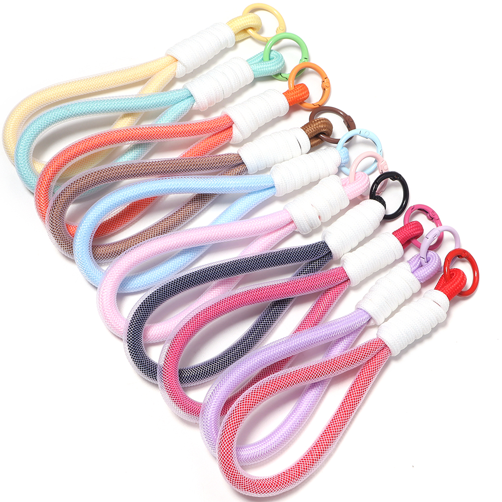 Men'S Accessories Holder - 2pcs Hand Woven Keychain For Mobile