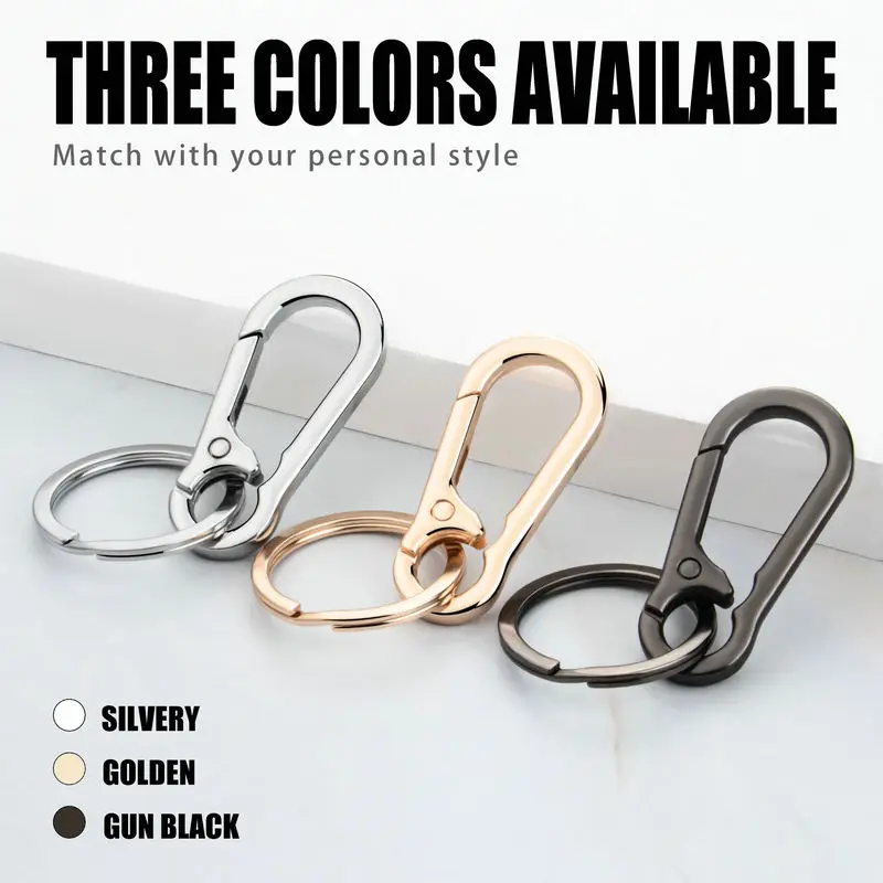 Men'S Accessories Holder - Metal Carabiner Clip Keychain Carabiner Shap