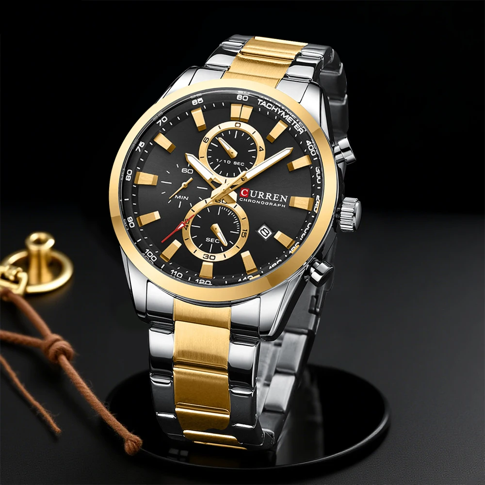 Men'S Accessories Watches - CURREN Casual Quartz Chrono Sport Watches