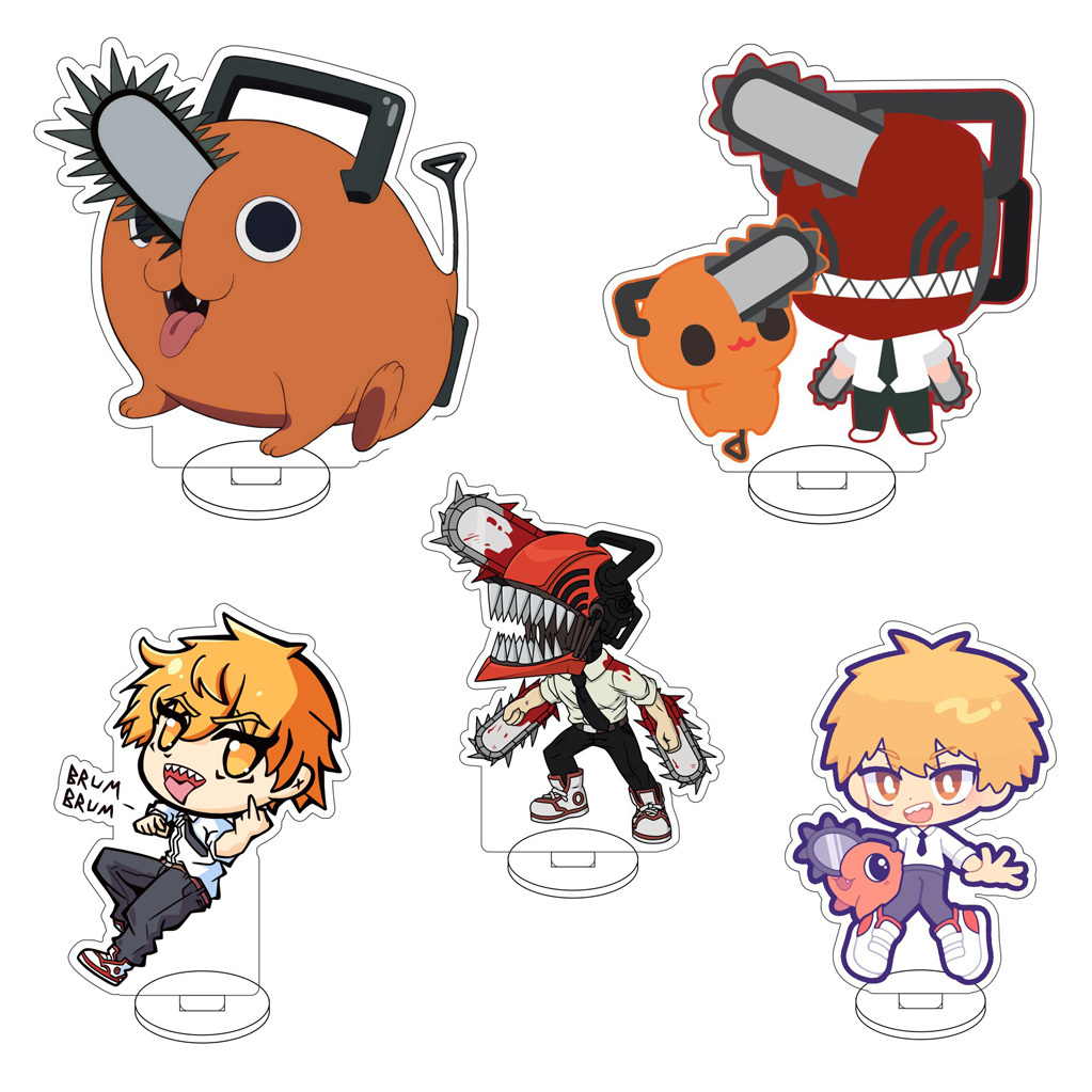 Men Accessories For Gift - 10CM Anime Chainsaw Man Pochita Hayakawa