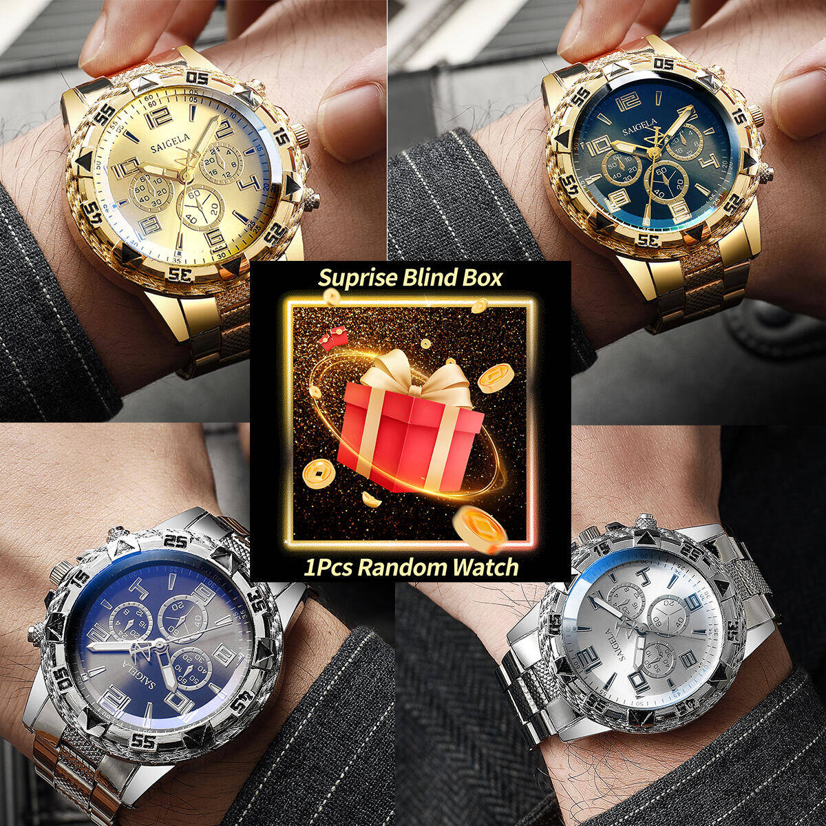 Men'S Accessories Watches - 1PC Surprise Mystery Watch Blind Box-Men