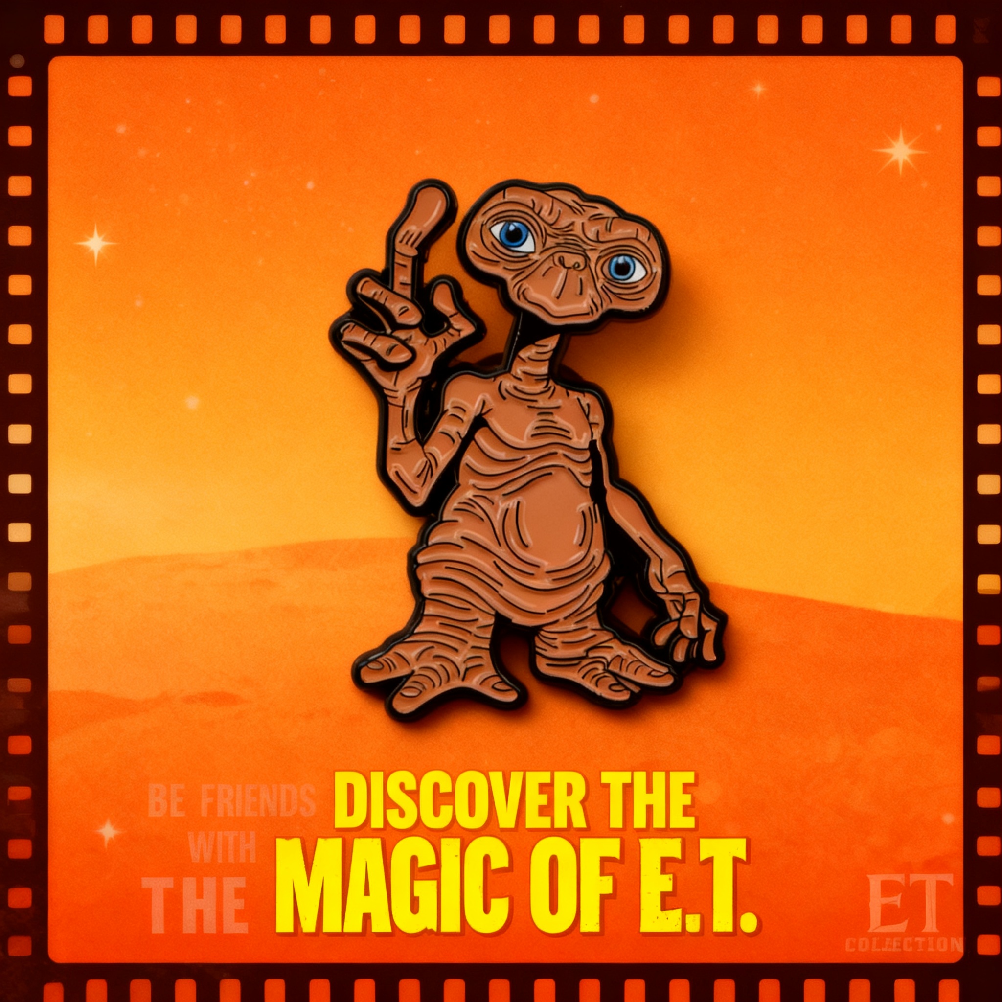 Men Accessories Brooch - Vintage Funny Alien Enamel Cartoon Badge