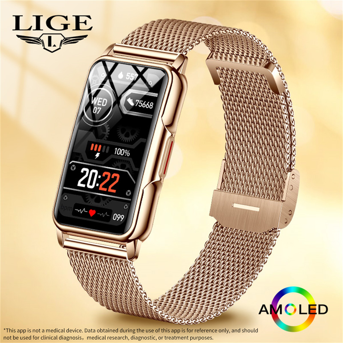 Men'S Accessories Watches - LIGE Smart Watch Men Women Fitness