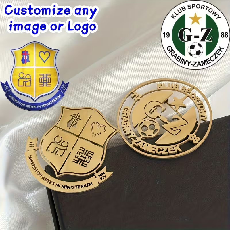 Custom Logo Brooch Simple Crea - Men Accessories Brooch ulasan dan harga