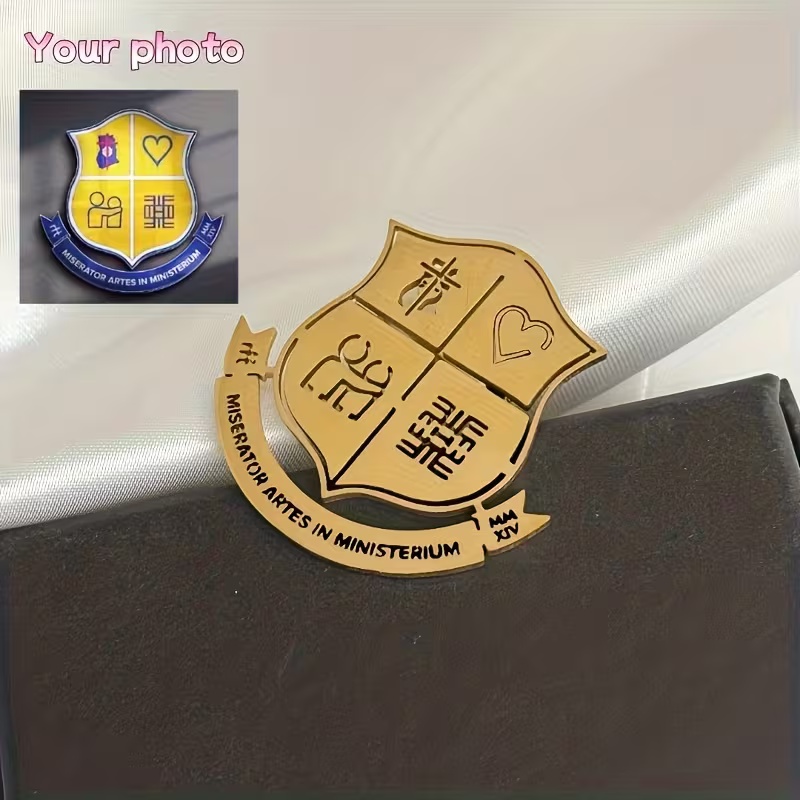 Custom Logo Brooch Simple Crea - Men Accessories Brooch ulasan dan harga