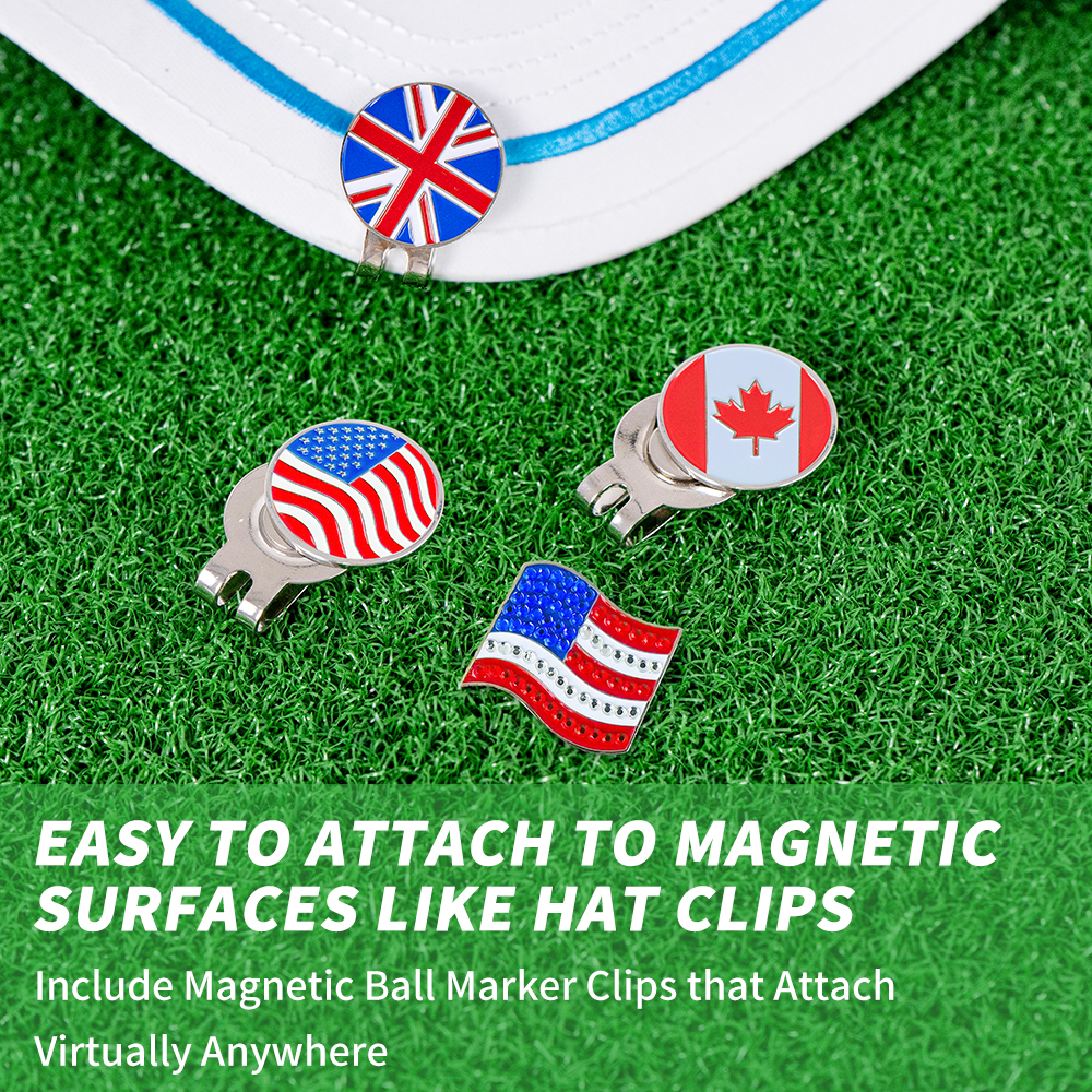Caiton 4Pcs Golf Hat Clips Mag - Men'S Accessories Golf ulasan dan harga