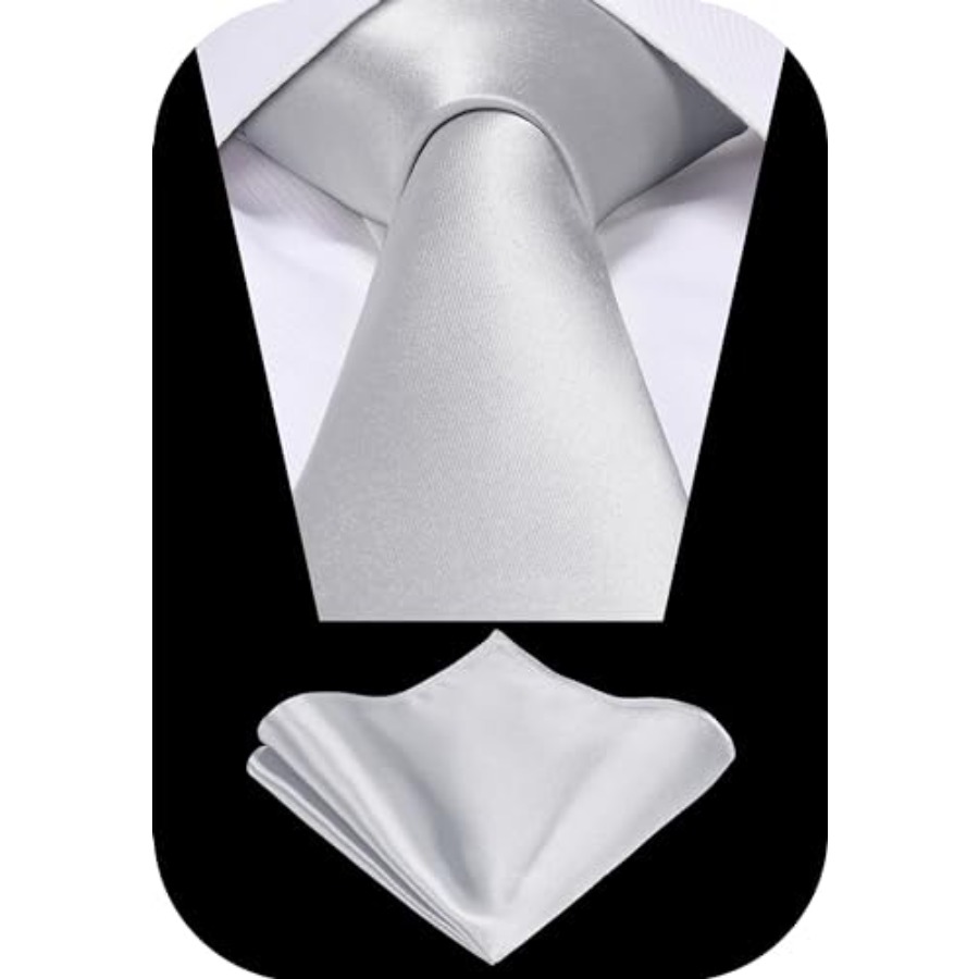 Solid Satin Woven dyed Color F - Neck Tie Set Box ulasan dan harga