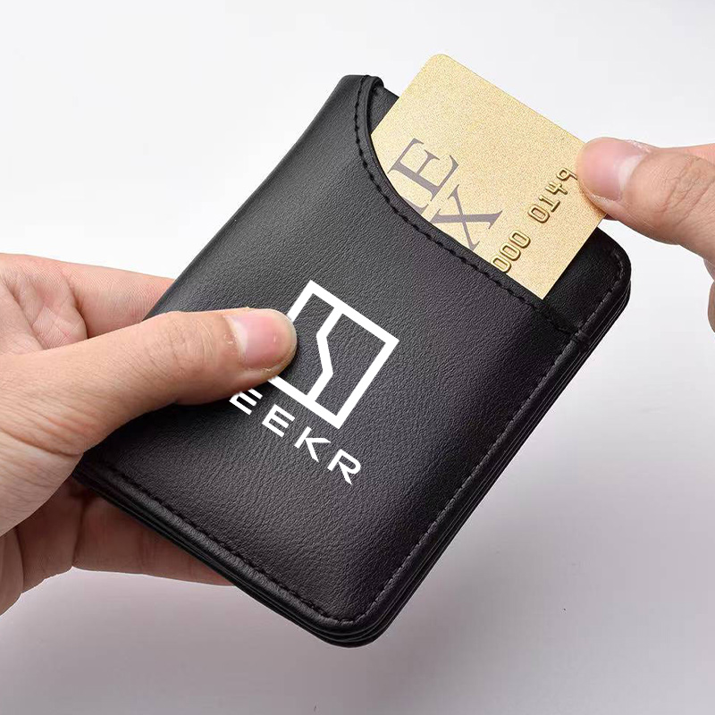 Leather Ultra-thin Mini PU Car - Men'S Accessories Holder ulasan dan harga