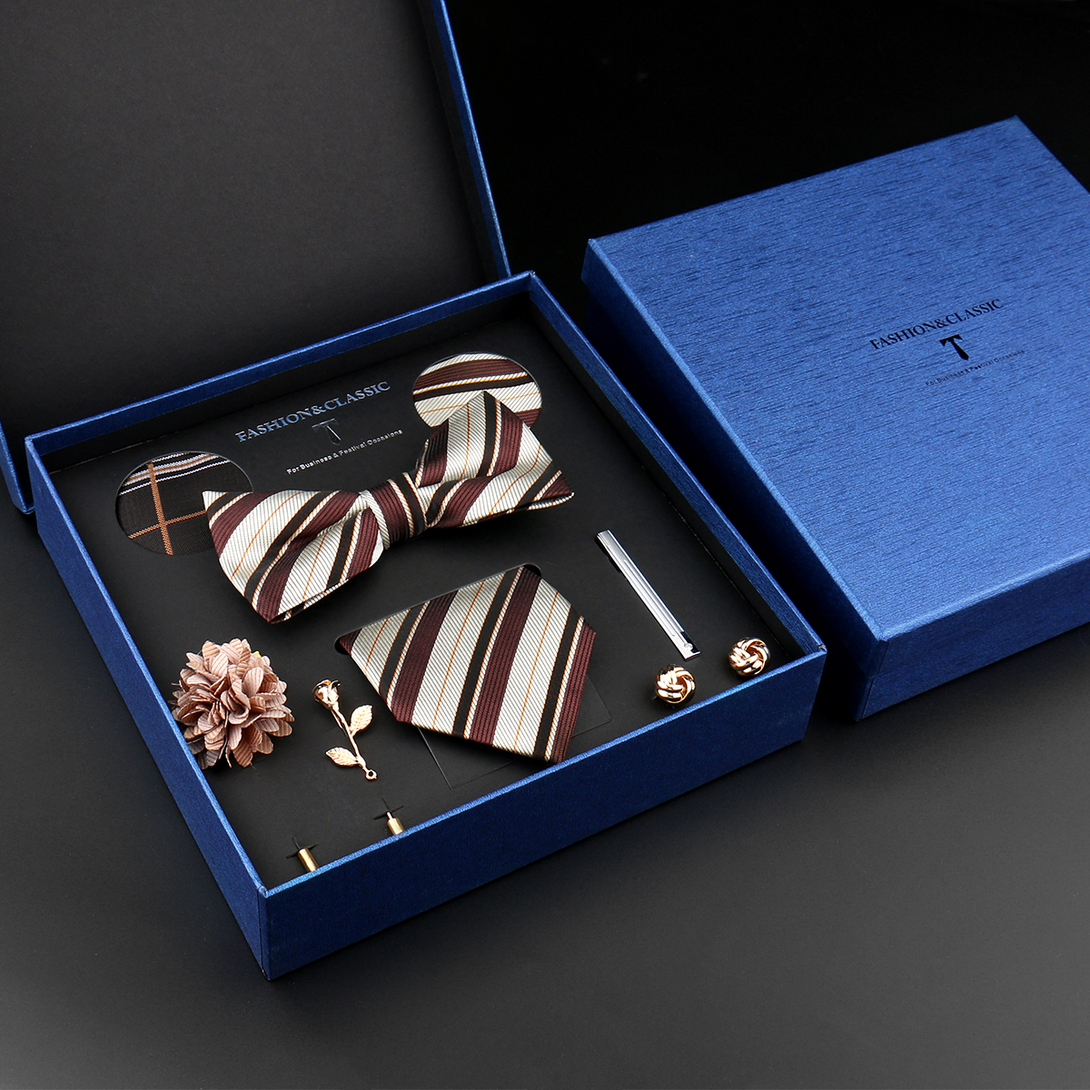 Classic Silk Neck Tie Set For  - Neck Tie Set Box ulasan dan harga