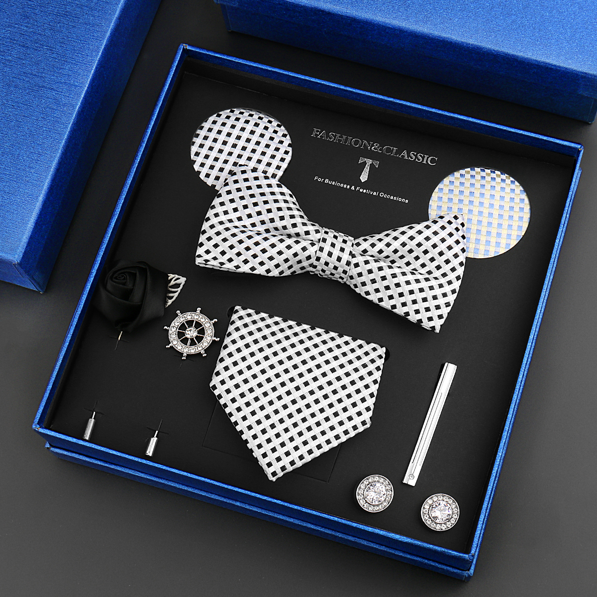 Classic Silk Neck Tie Set For  - Neck Tie Set Box ulasan dan harga