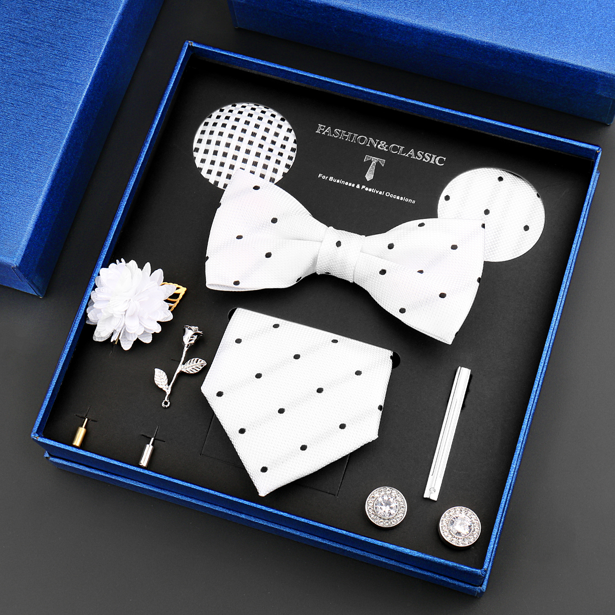 Classic Silk Neck Tie Set For  - Neck Tie Set Box ulasan dan harga