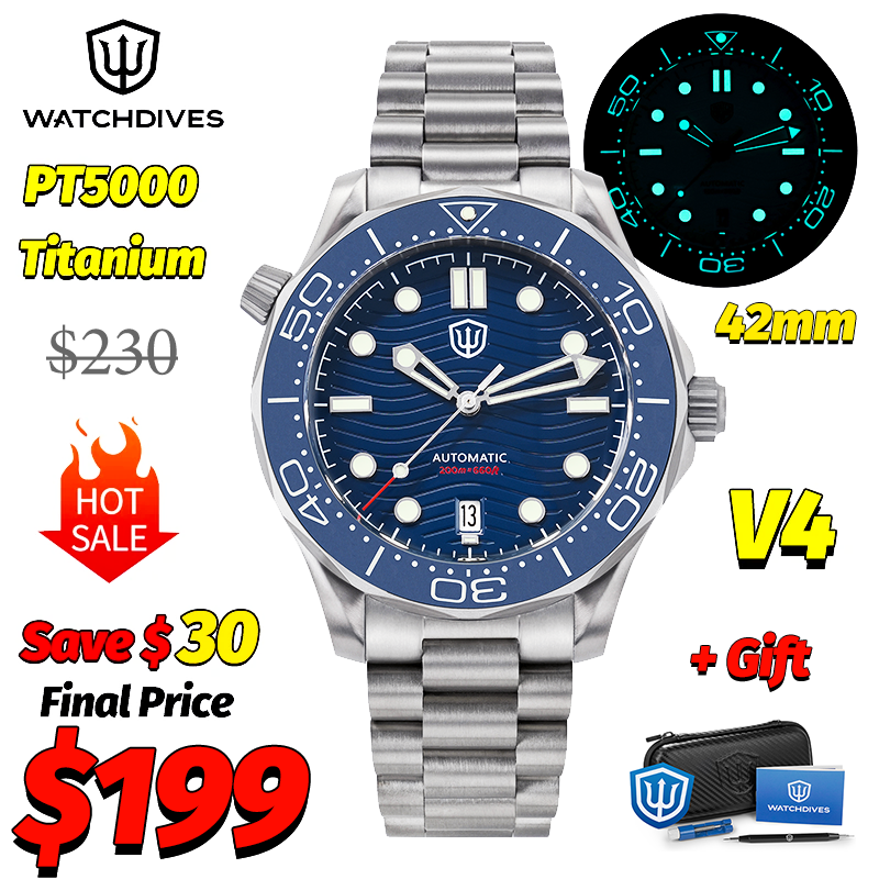 Watchdives WD007 V4 007 NTTD M - Men'S Accessories Watches ulasan dan harga
