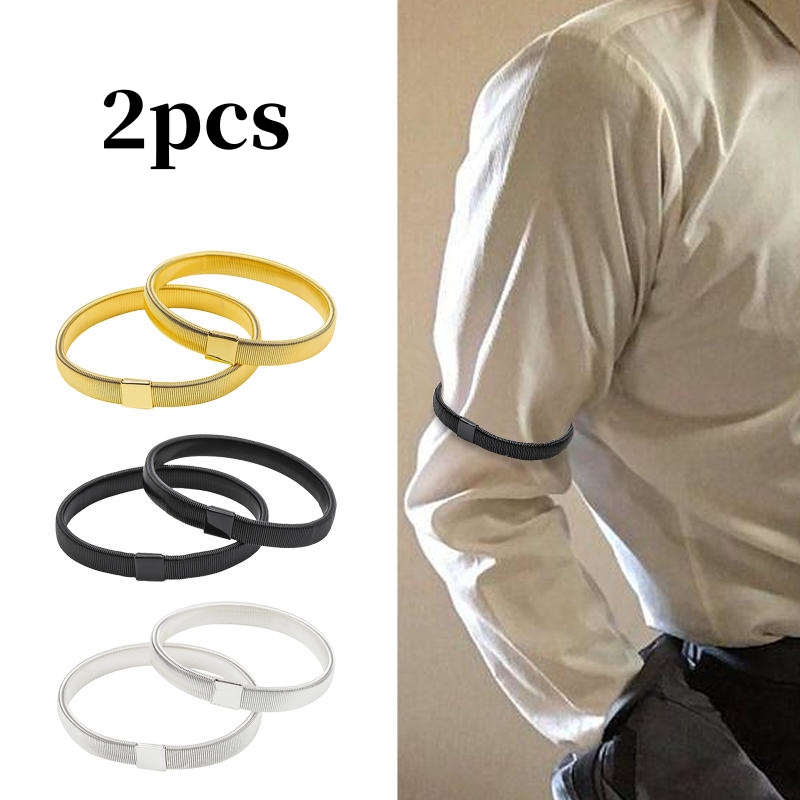 2pcs Men Elasticated Arm Band  - Men'S Accessories Holder ulasan dan harga