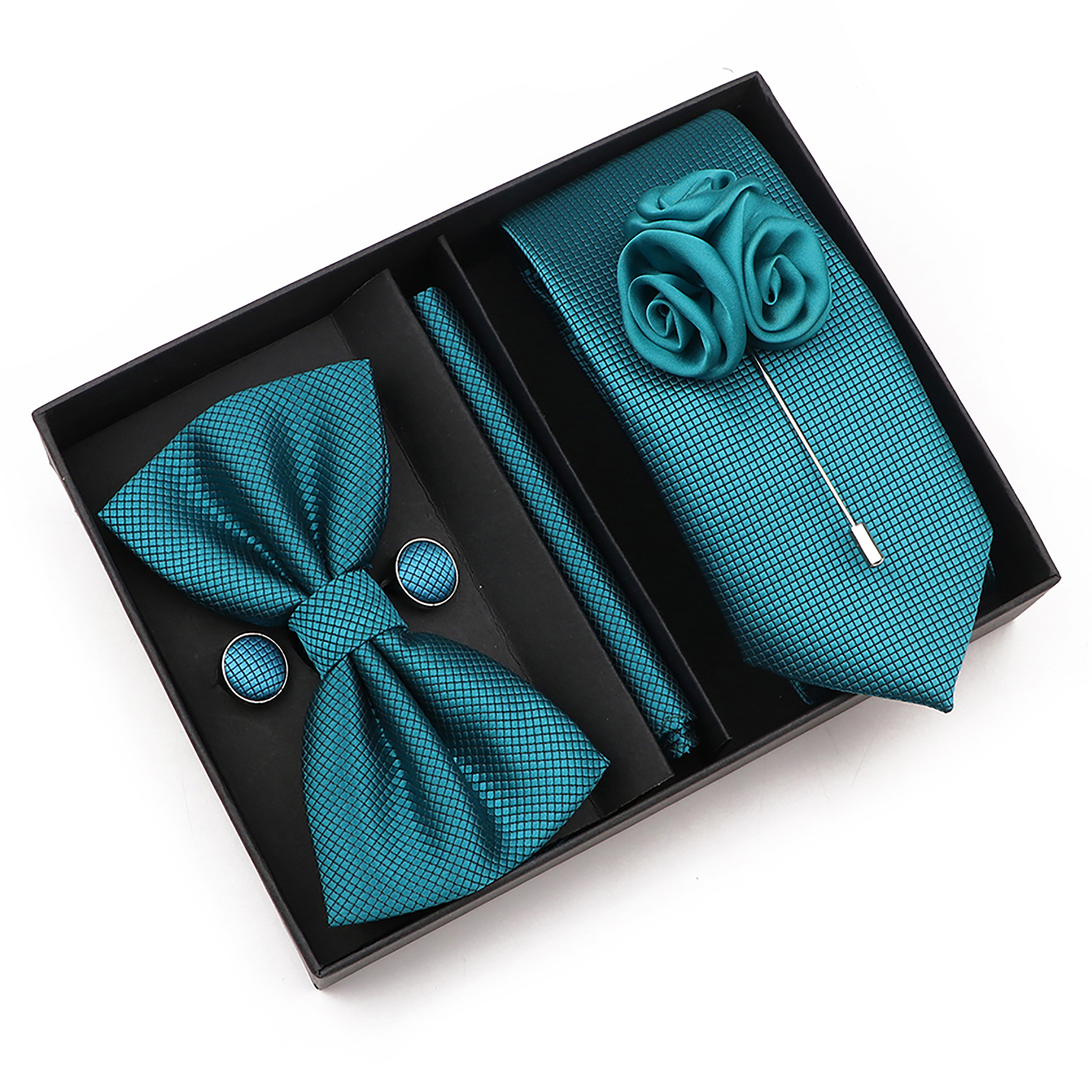 New Style Tie Set Solid Color  - Neck Tie Set Box ulasan dan harga
