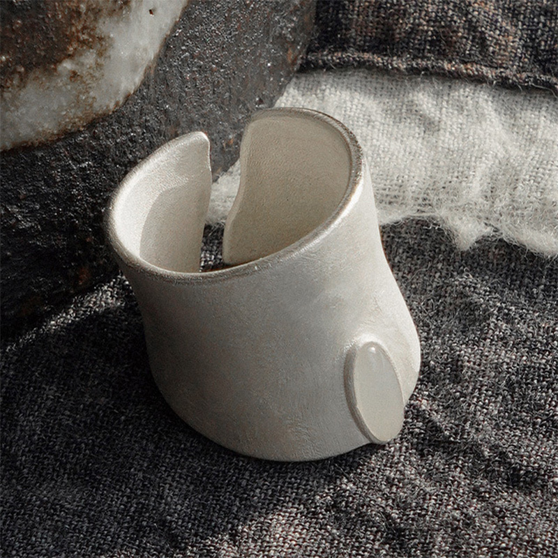 Artistic Wide Copper Cuff Ring - Men'S Accessories Hand Bands ulasan dan harga
