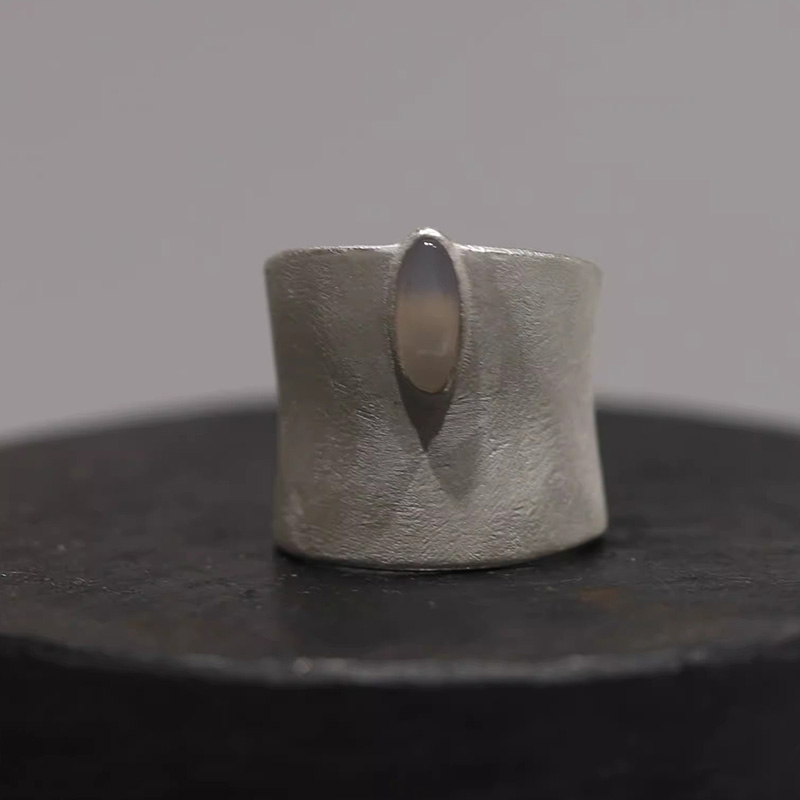 Artistic Wide Copper Cuff Ring - Men'S Accessories Hand Bands ulasan dan harga