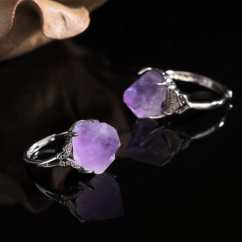 Natural Amethyst Hand-carved R - Men'S Accessories Hand Bands ulasan dan harga