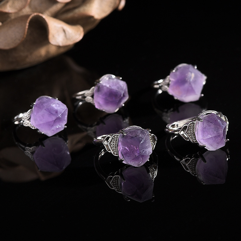Natural Amethyst Hand-carved R - Men'S Accessories Hand Bands ulasan dan harga