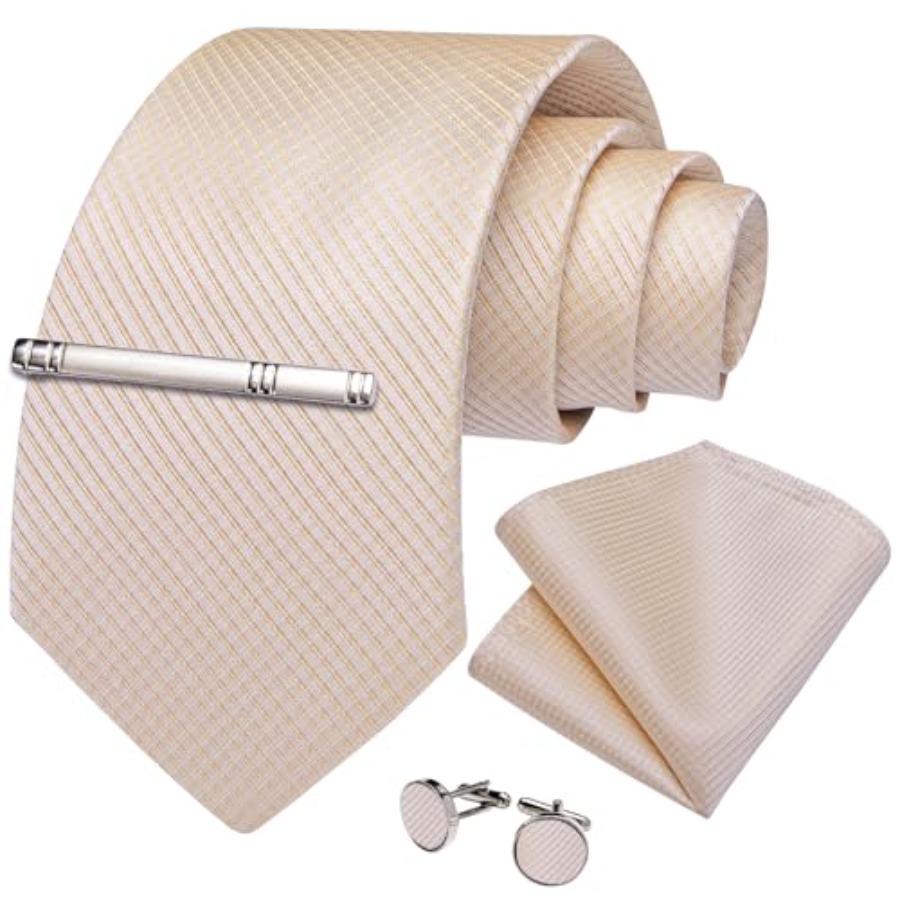 Plaid Ties for Men Silk Checke - Neck Tie Set Box ulasan dan harga