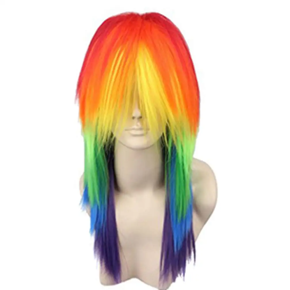 Long Straight Wig Synthetic Wi - Men'S Accessories For Christmas ulasan dan harga