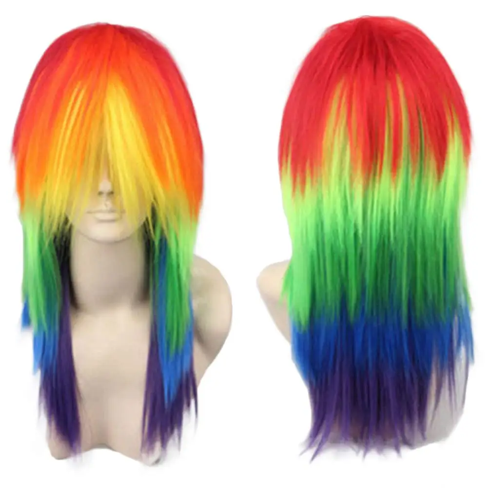 Long Straight Wig Synthetic Wi - Men'S Accessories For Christmas ulasan dan harga