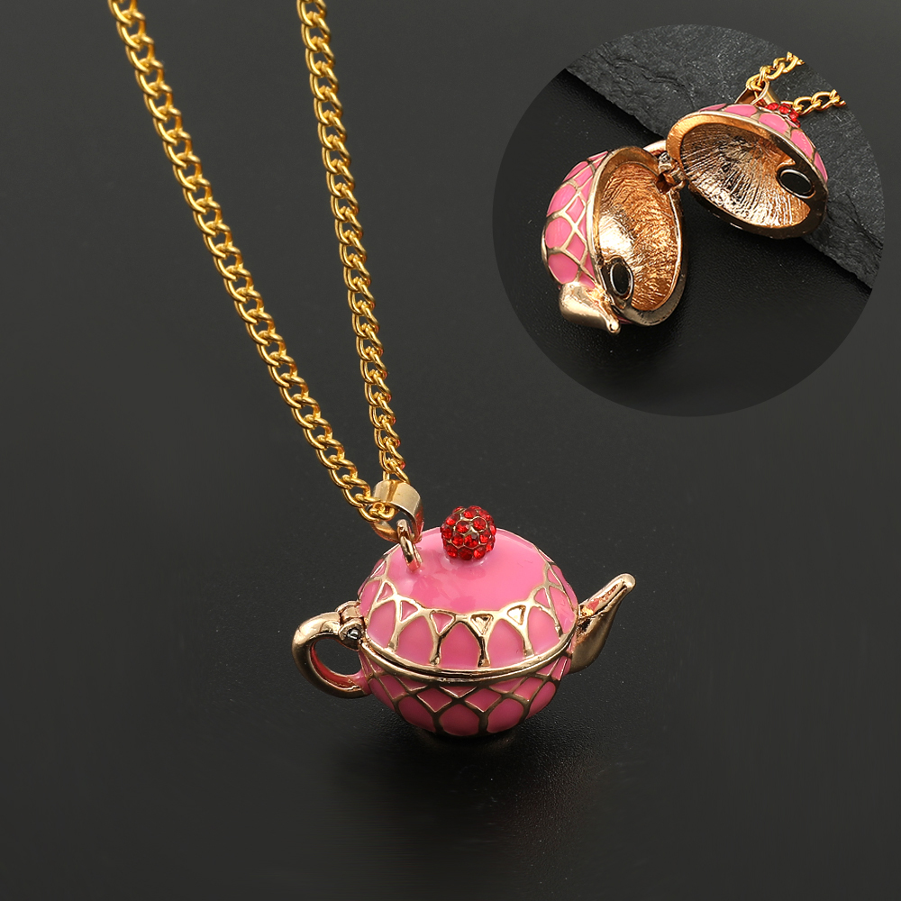 Creative Vintage Teapot Locket - Men Accessories Locket ulasan dan harga