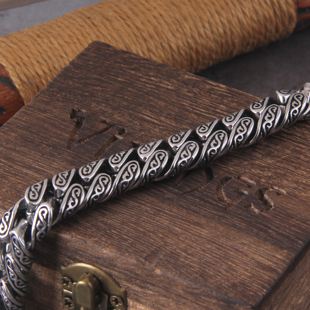 Man Bracelet Homme 12MM Wide S - Men'S Accessories Hand Bands ulasan dan harga