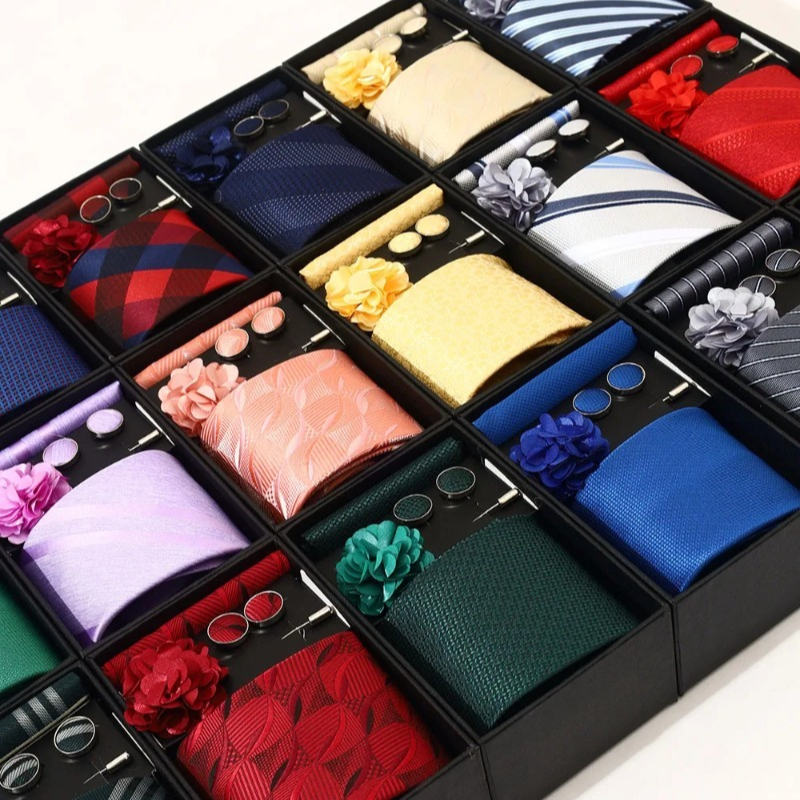 Luxury and Fashionable Men's T - Neck Tie Set Box ulasan dan harga