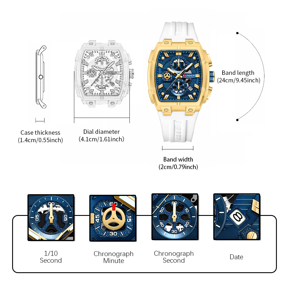 CURREN Luxury Vintage Watch fo - Men'S Accessories Watches ulasan dan harga