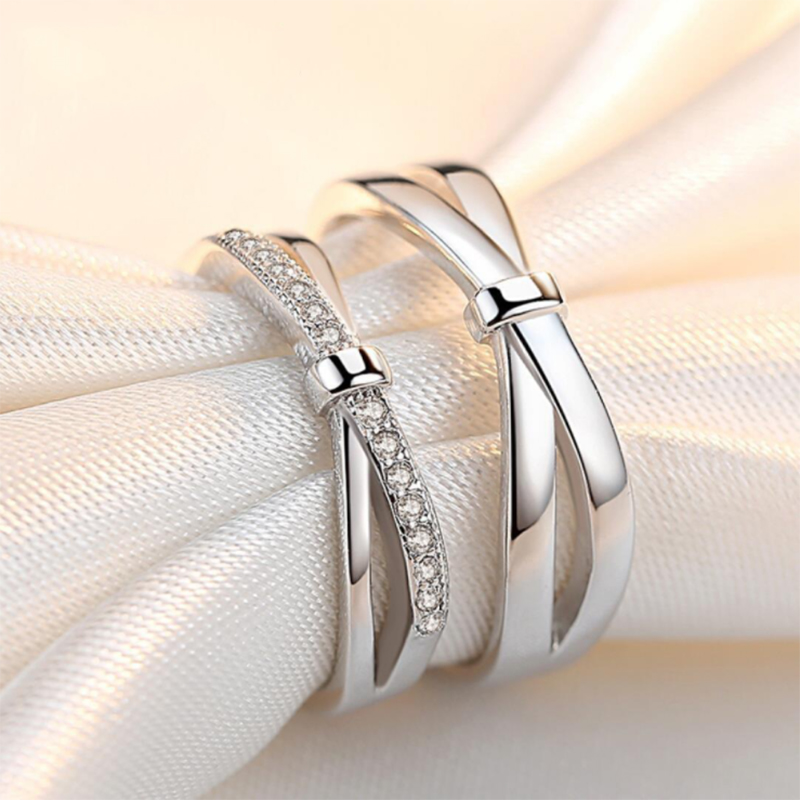 Romantic Bowknot Couple Rings  - Men'S Accessories Hand Bands ulasan dan harga