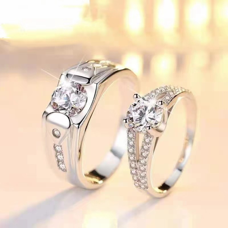 Romantic Bowknot Couple Rings  - Men'S Accessories Hand Bands ulasan dan harga