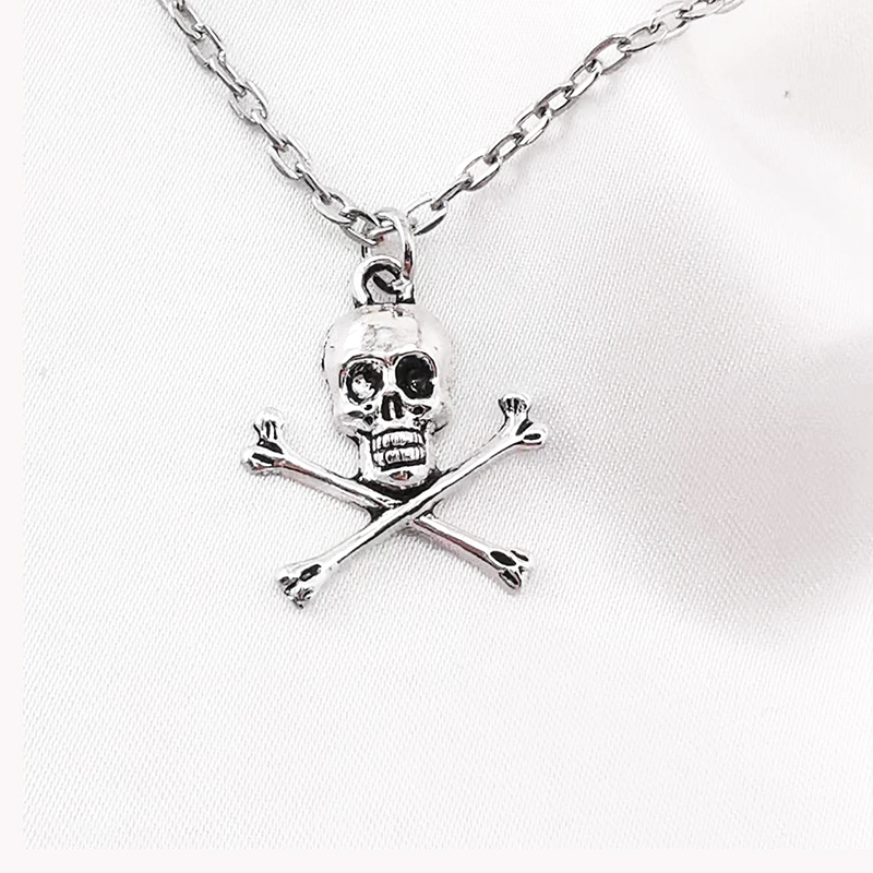 Skull Pendant Necklace for Wom - Men Accessories Aesthetic ulasan dan harga