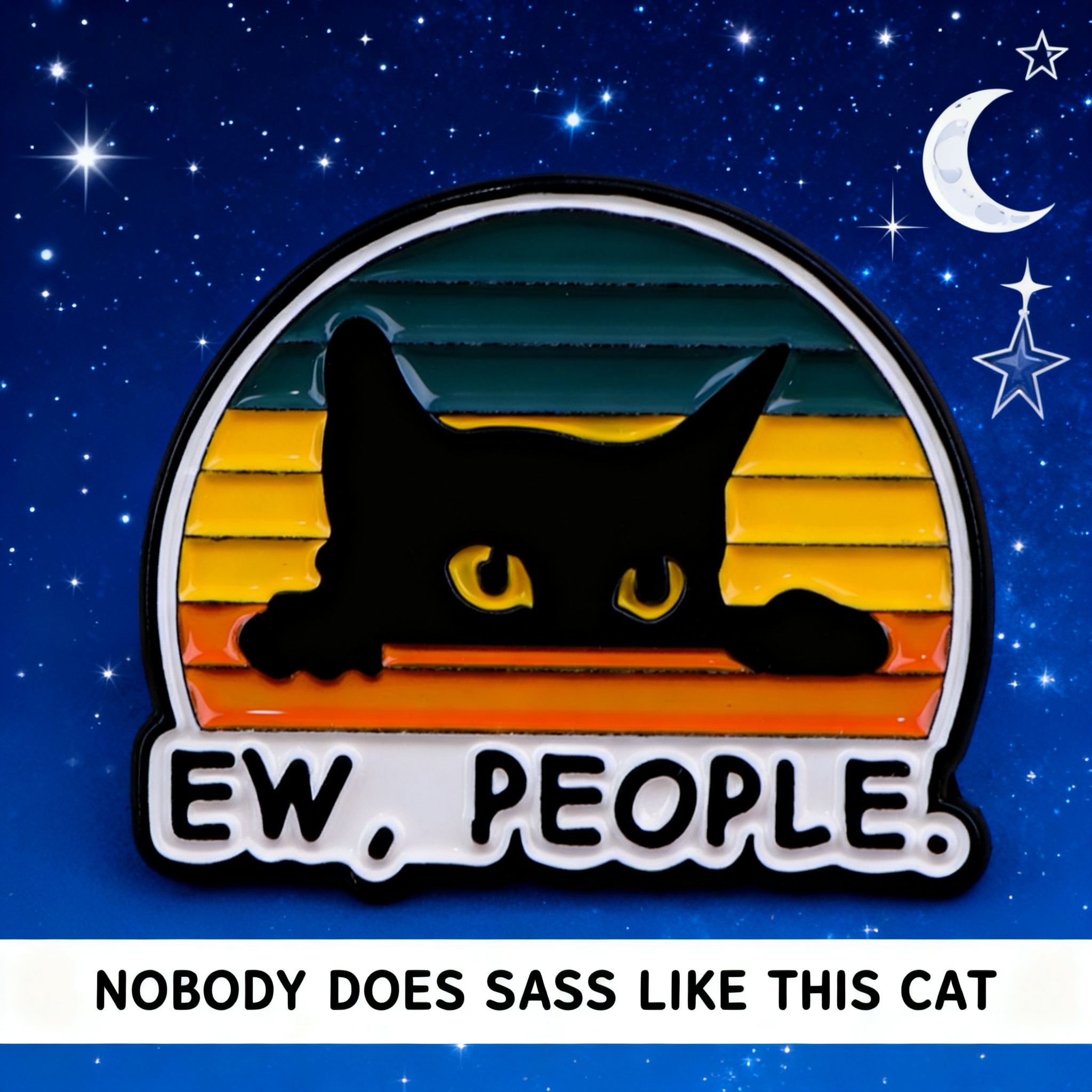 EW PEOPLE Enamel Pin Funny Sar - Men Accessories Brooch ulasan dan harga