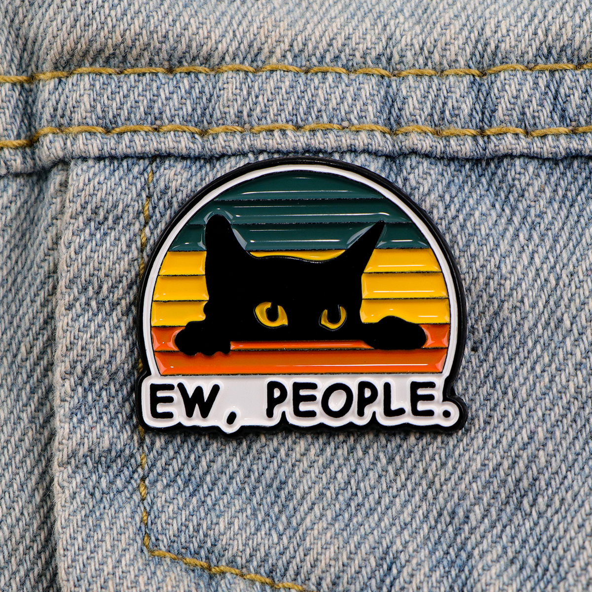 EW PEOPLE Enamel Pin Funny Sar - Men Accessories Brooch ulasan dan harga