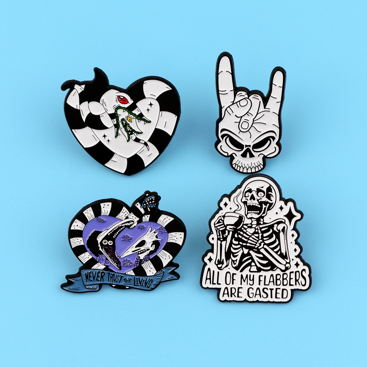 Halloween Snake Enamel Pin Bad - Men Accessories Brooch ulasan dan harga