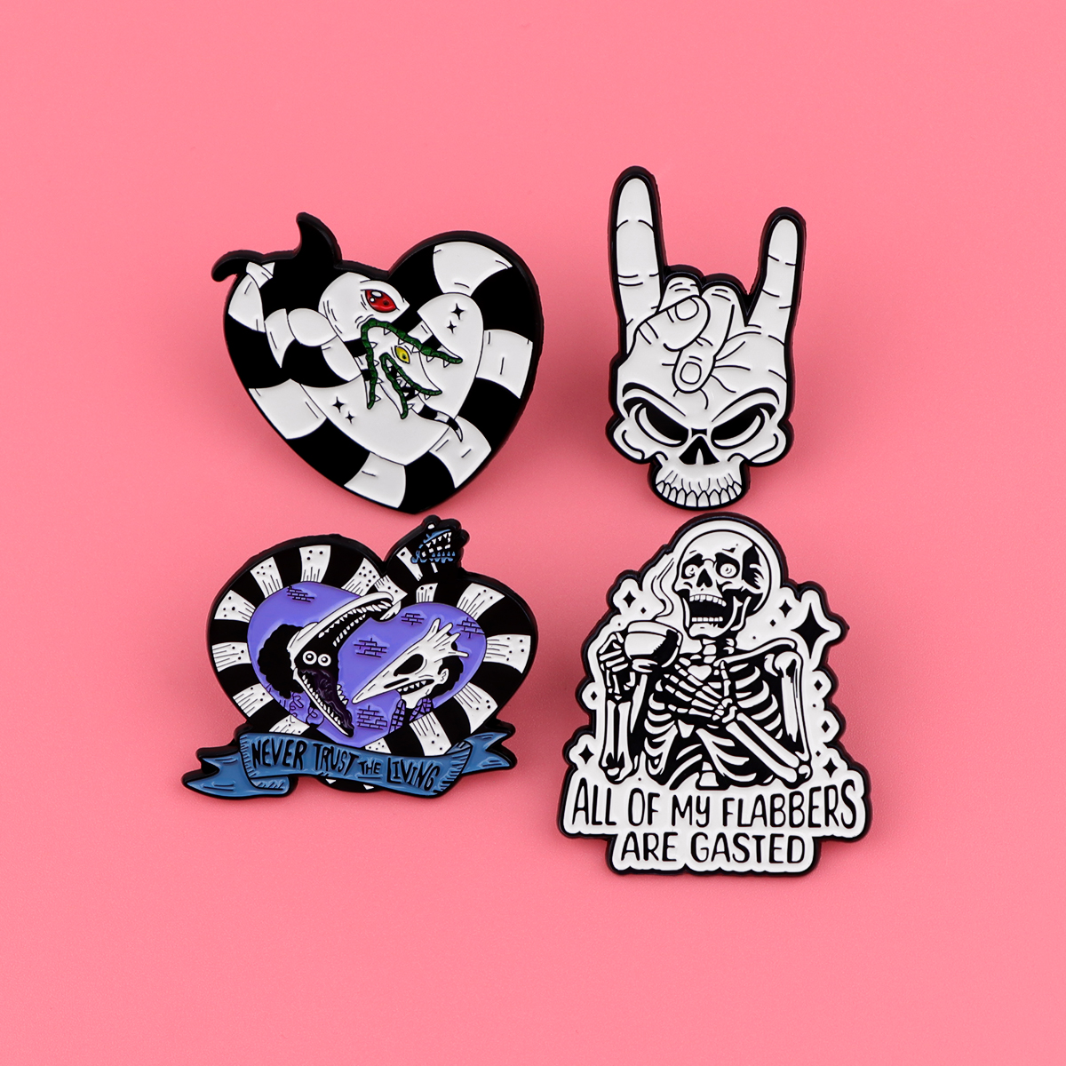 Halloween Snake Enamel Pin Bad - Men Accessories Brooch ulasan dan harga