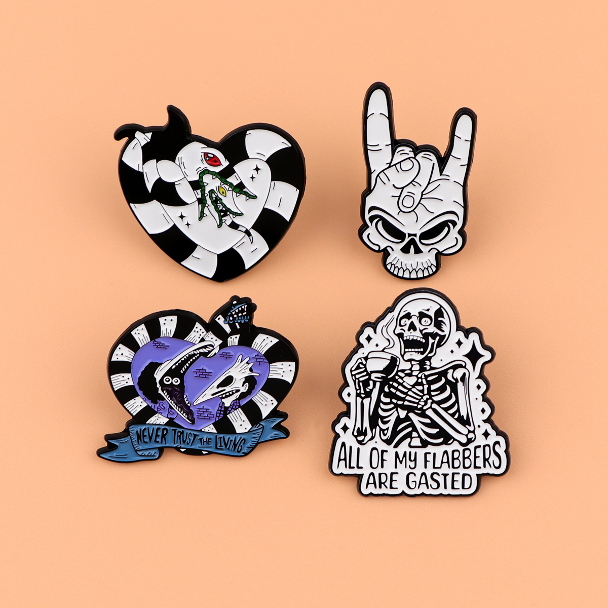 Halloween Snake Enamel Pin Bad - Men Accessories Brooch ulasan dan harga