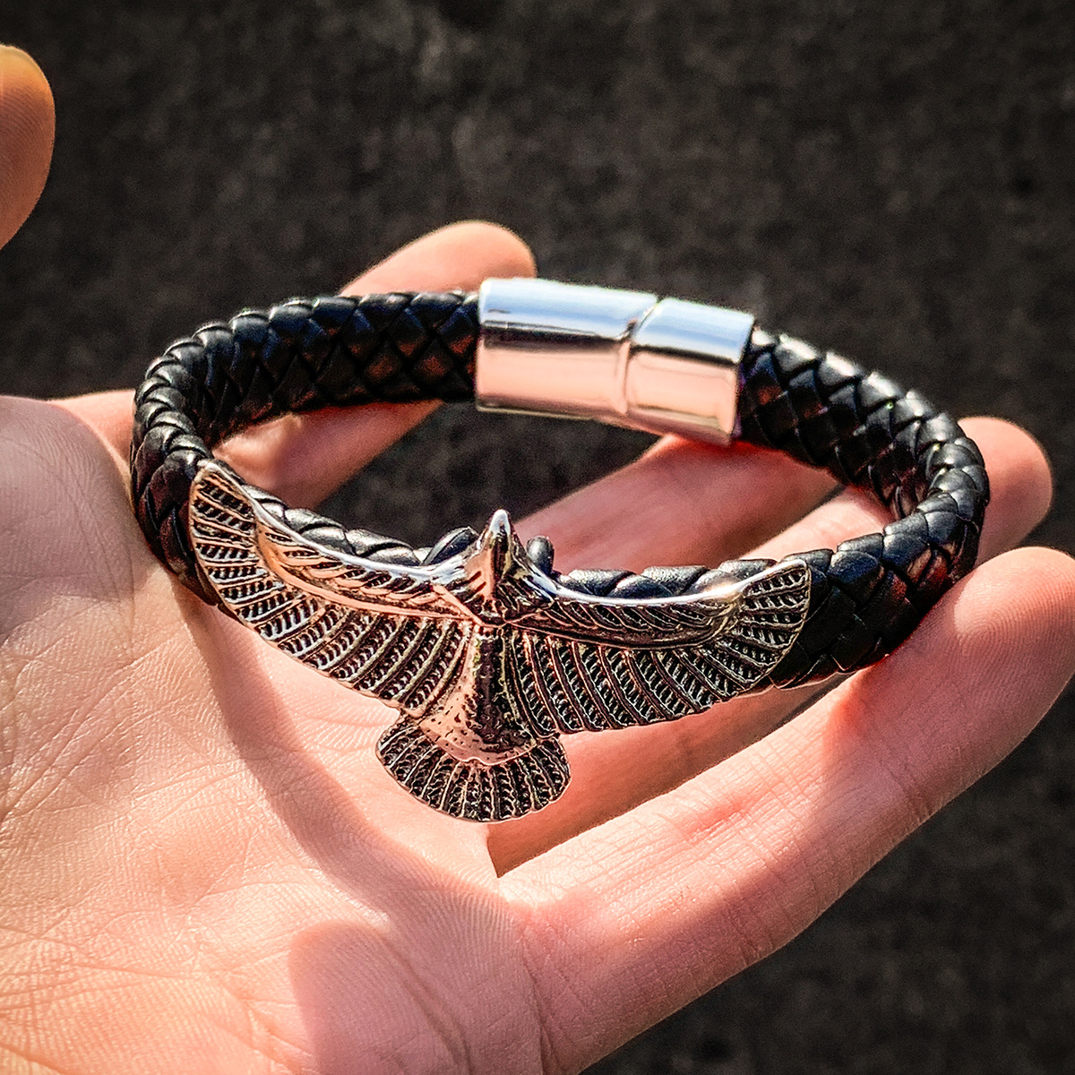 Fashion Eagle Bracelet for Men - Men'S Accessories Hand Bands ulasan dan harga