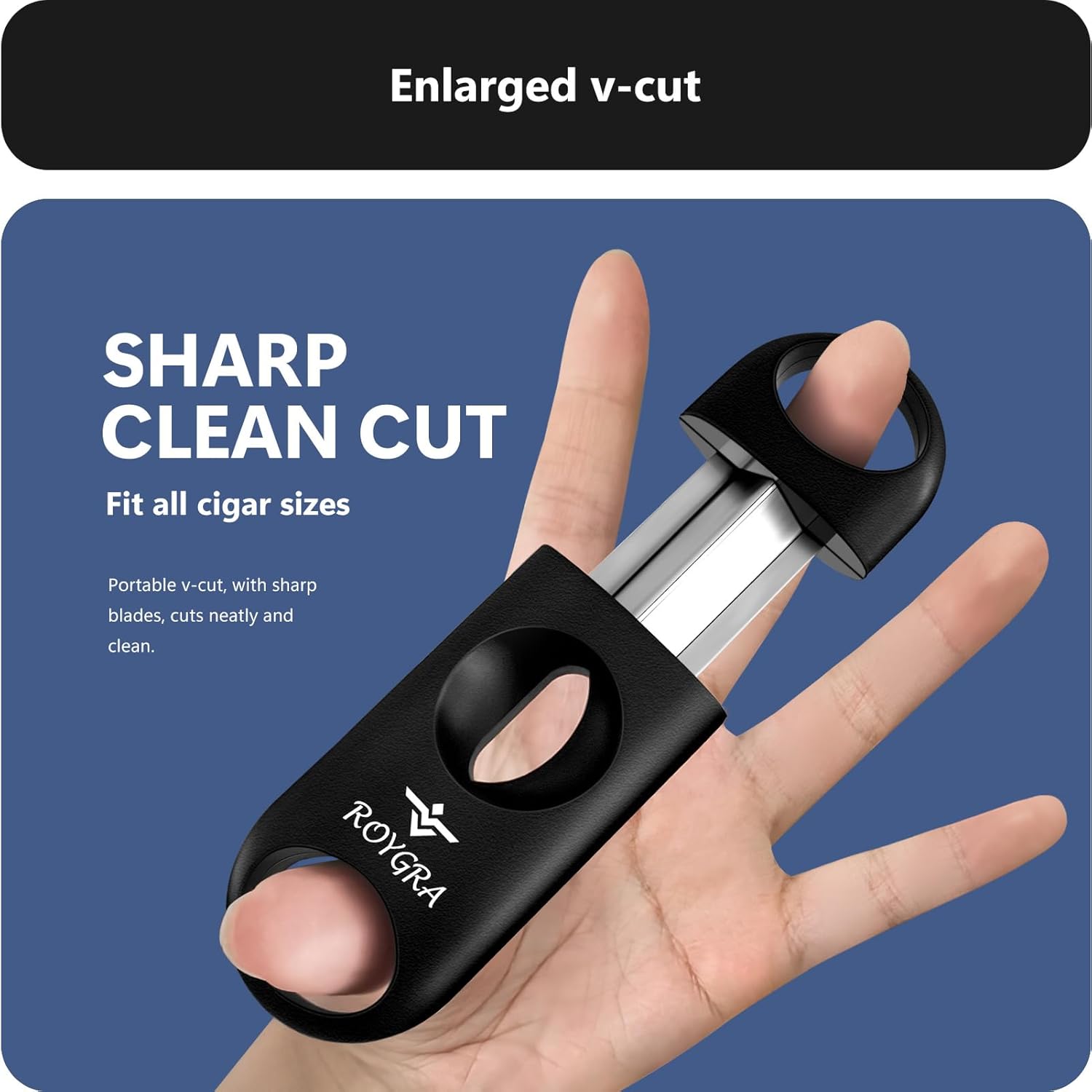 Cigar Cutter Set 3 Pack, Stain - Men Accessories Usa ulasan dan harga