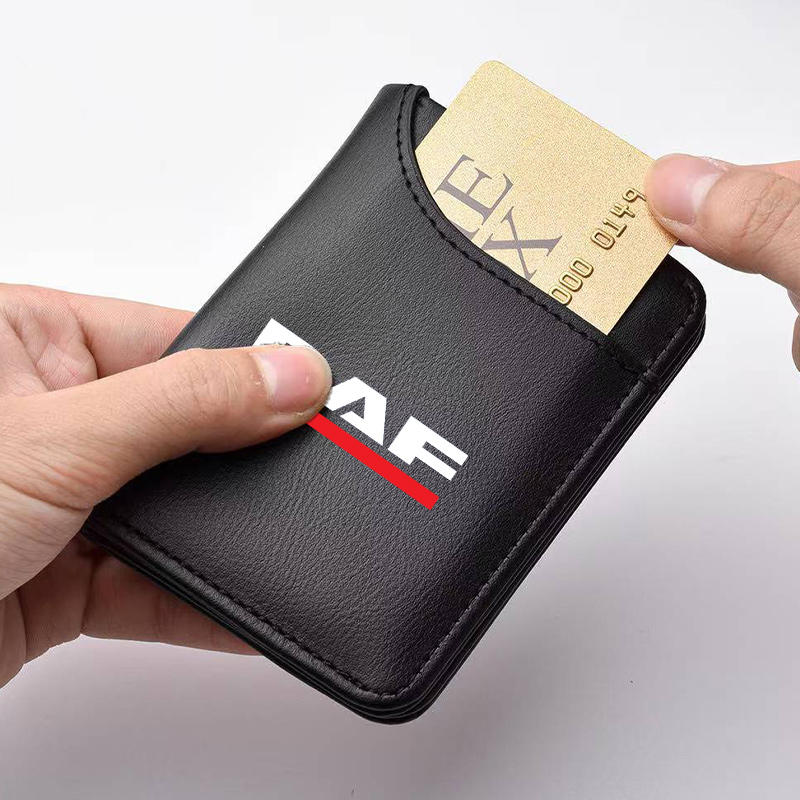 Leather Ultra-thin Mini PU Car - Men'S Accessories Holder ulasan dan harga