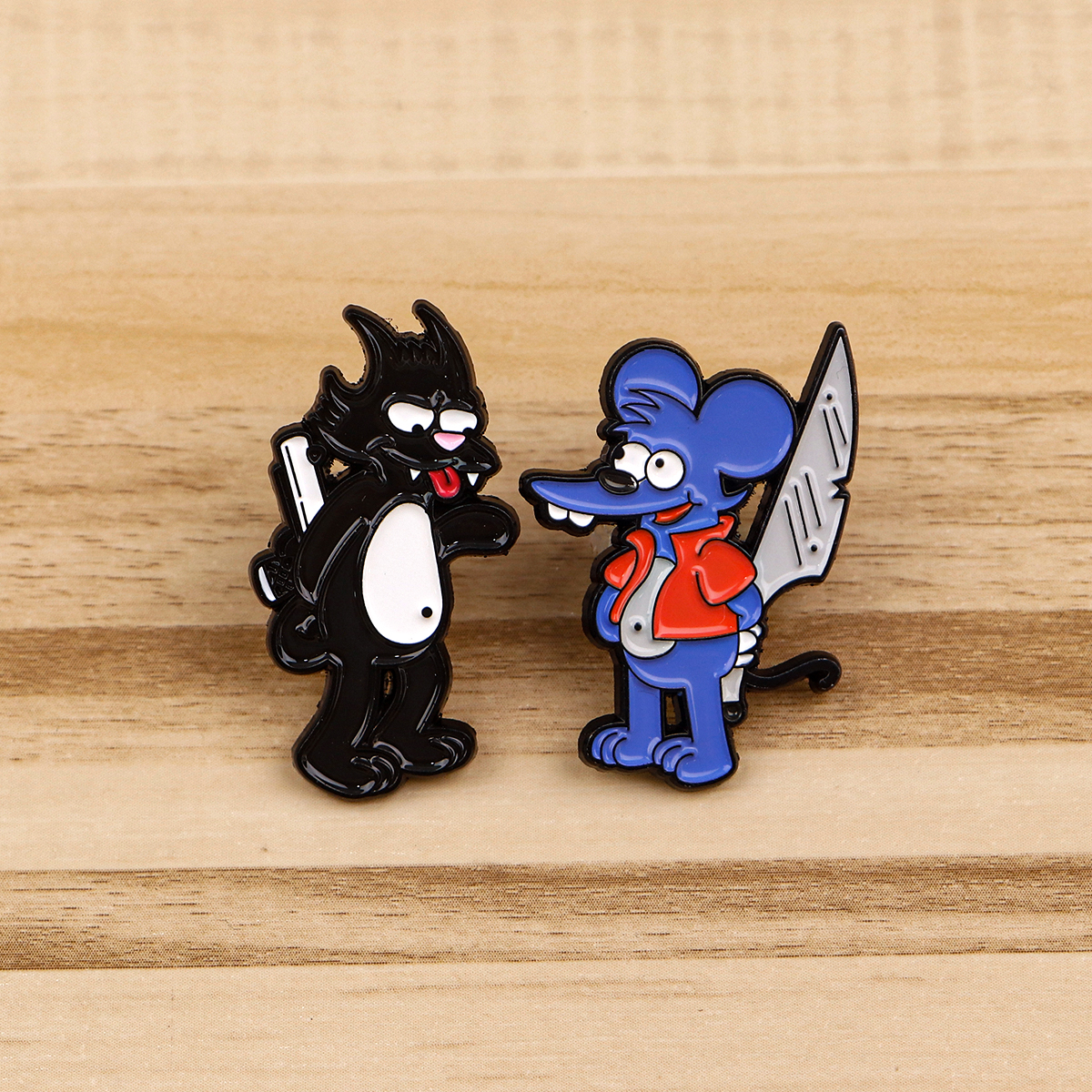 Cute Mouse Enamel Pin Cartoon  - Men Accessories Brooch ulasan dan harga