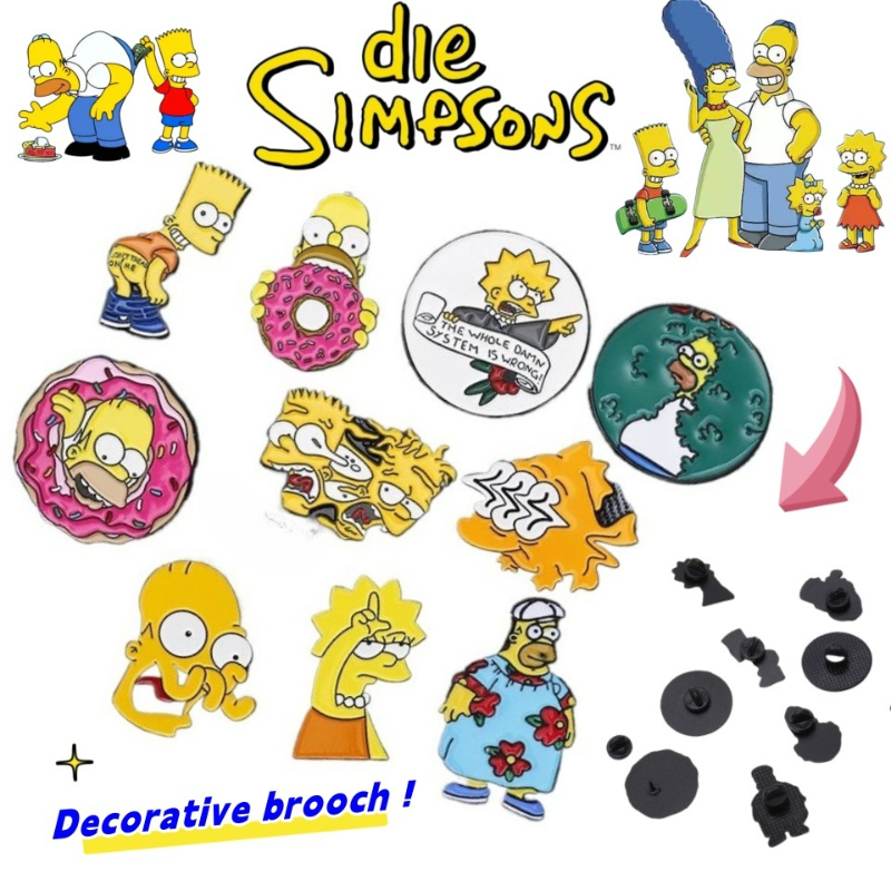 The Simpsons Homer J. Simpson  - Men Accessories Brooch ulasan dan harga