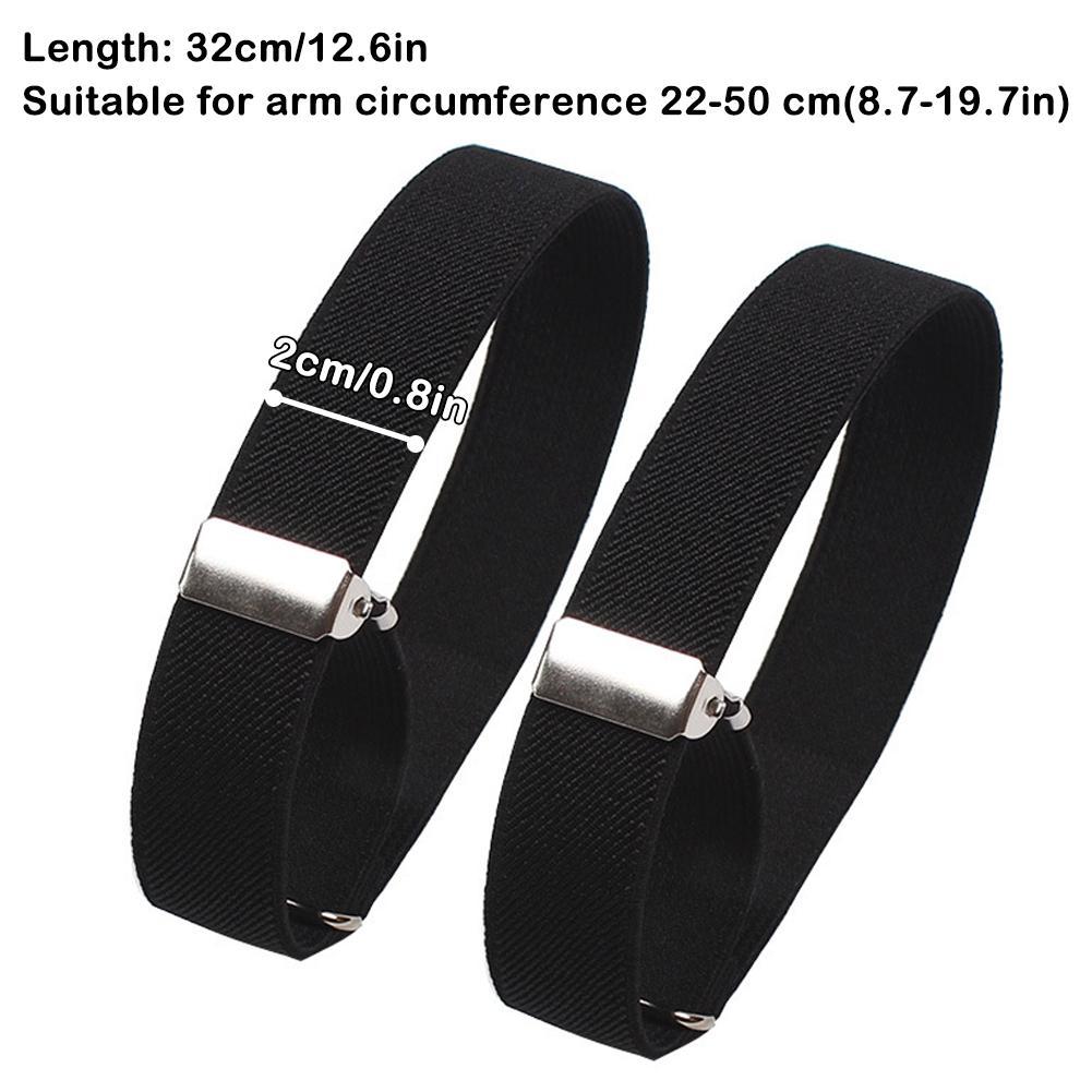 2pcs Adjustable Elastic Armban - Men'S Accessories Holder ulasan dan harga