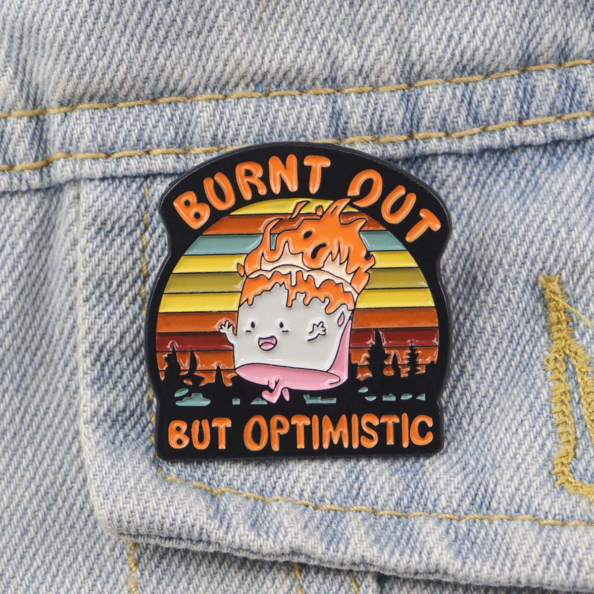 Fire Badges Enamel Pin Brooche - Men Accessories Brooch ulasan dan harga