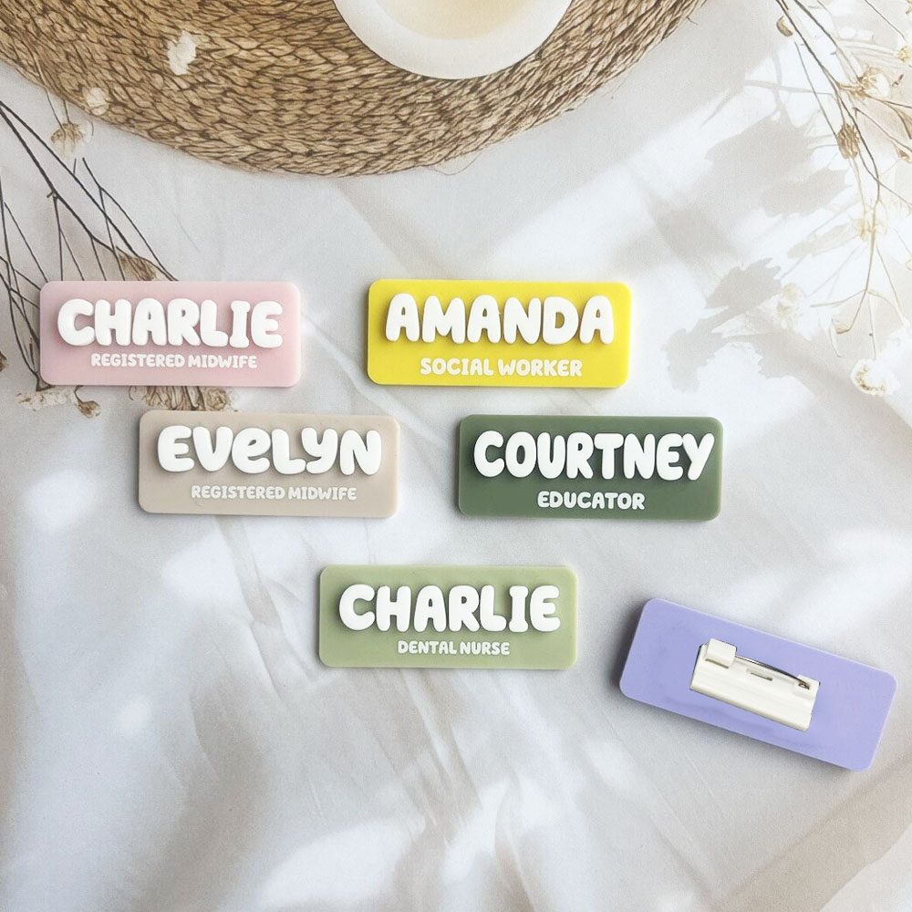 Custom Name Brooch Personalize - Men Accessories Brooch ulasan dan harga