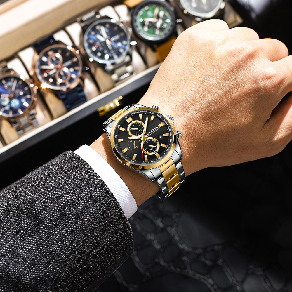 CURREN Casual Quartz Chrono Sp - Men'S Accessories Watches ulasan dan harga