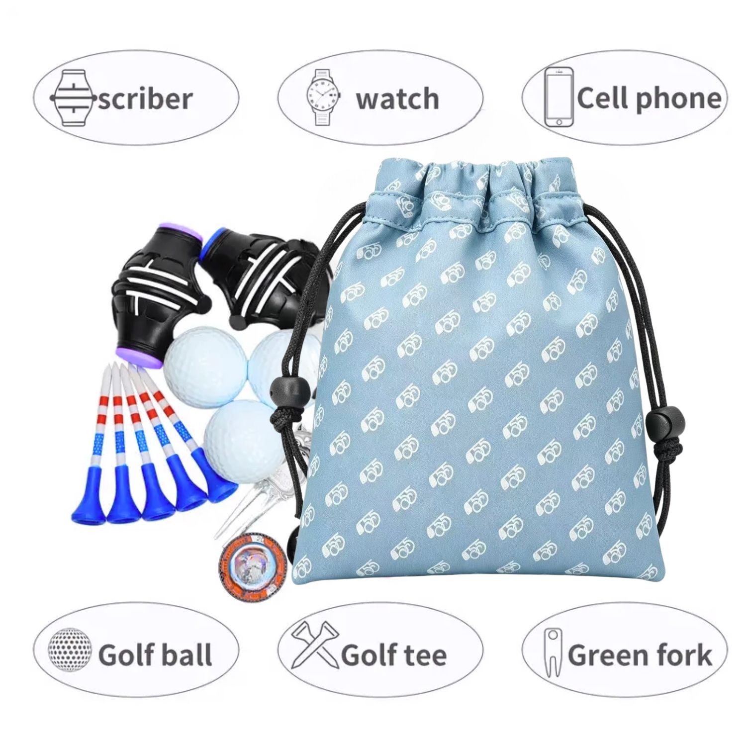A Minimalist Blue Golf Valuabl - Men'S Accessories Golf ulasan dan harga