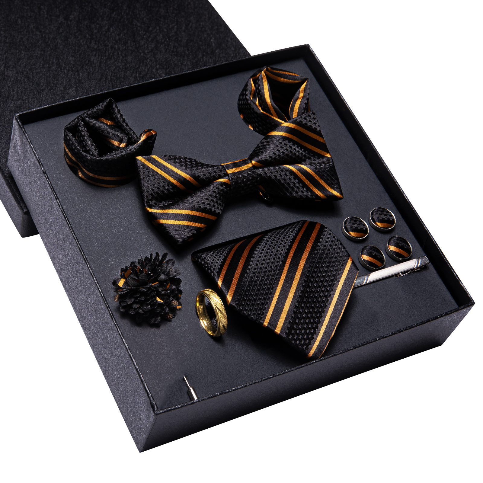 Hi-Tie Luxury Gift Box Golden  - Neck Tie Set Box ulasan dan harga