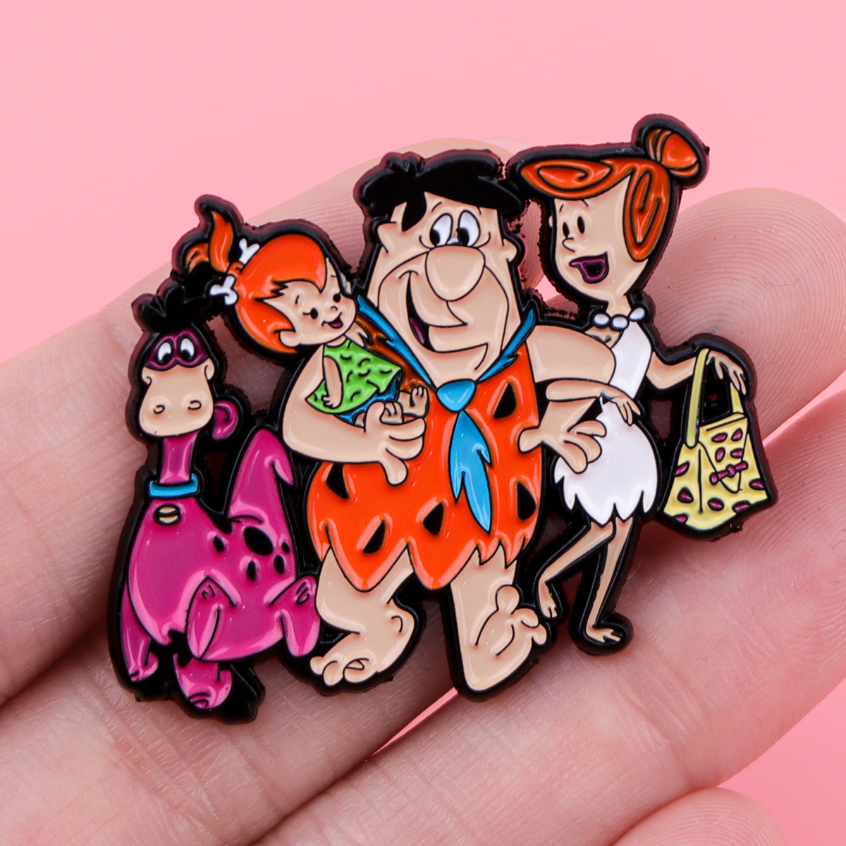 Cartoon Dinosaur Enamel Pin Ba - Men Accessories Brooch ulasan dan harga